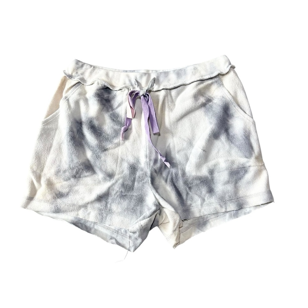 KIRIOUS LOS ANGELES Tie Dye Knit Drawstring Shorts Size Small NWT - Picture 1 of 6
